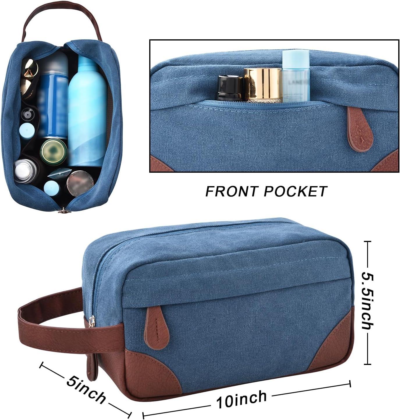 Expandable 50L Canvas Duffle Bag for Travel and Gym Essentials
