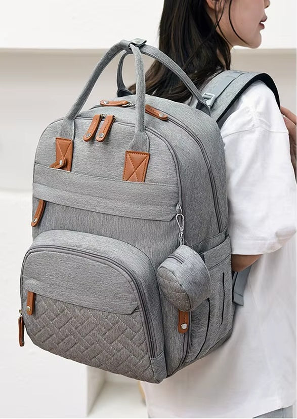 Multi Function Waterproof Diaper Backpack for On the Go Parents