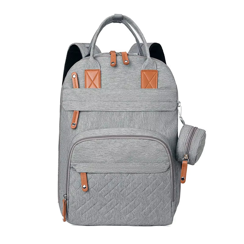 Multi Function Waterproof Diaper Backpack for On the Go Parents