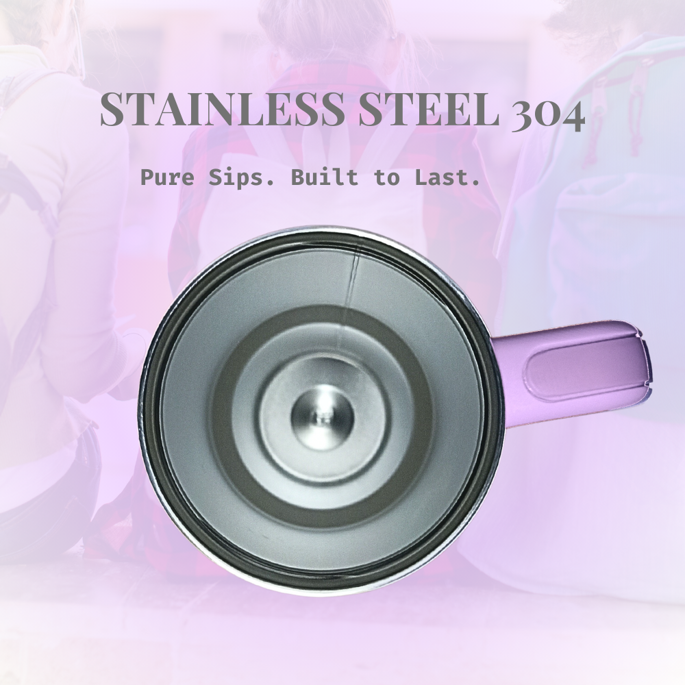 Purple 40oz Insulated Tumbler Leakproof Foldable Straw